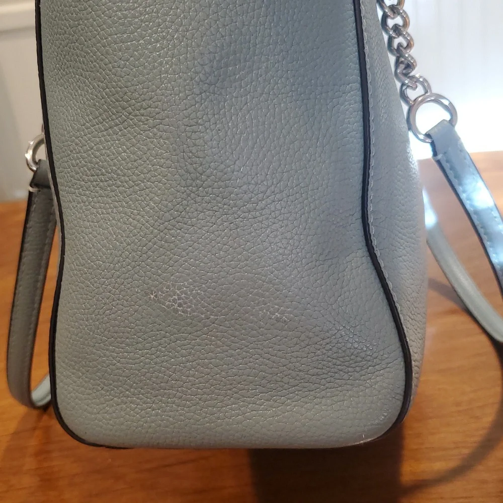 Coach Turnlock Chain Tote Robins Egg Blue